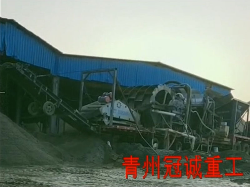 石粉洗沙機－洗石粉設備移動式還是固定式好？移動石粉洗砂機價格