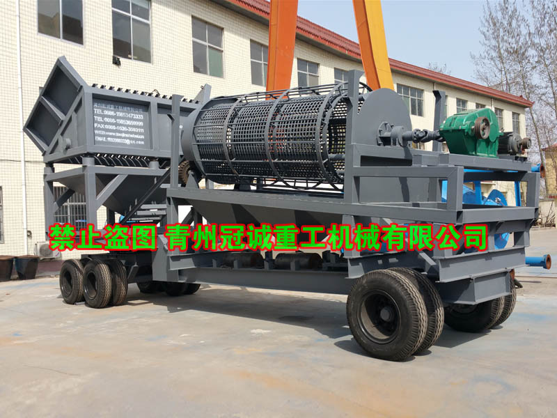 移動滾筒篩洗砂機(jī) 移動滾筒篩洗砂機(jī)